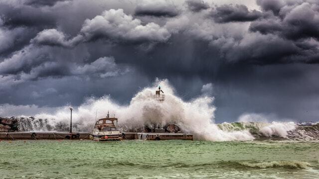 hurricane clean-up in Tampa Bay, Florida